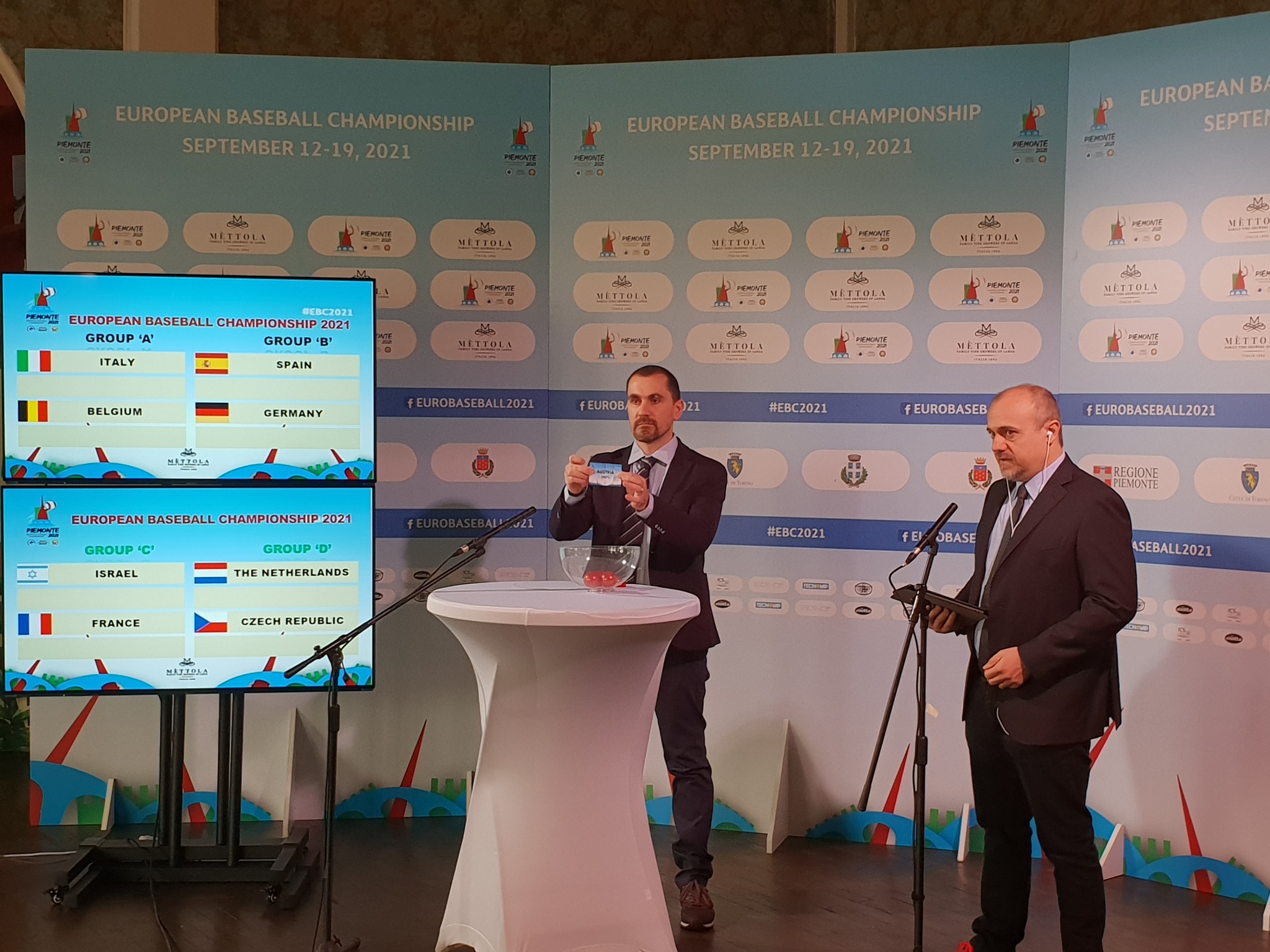 European Baseball Championship 2021 draw