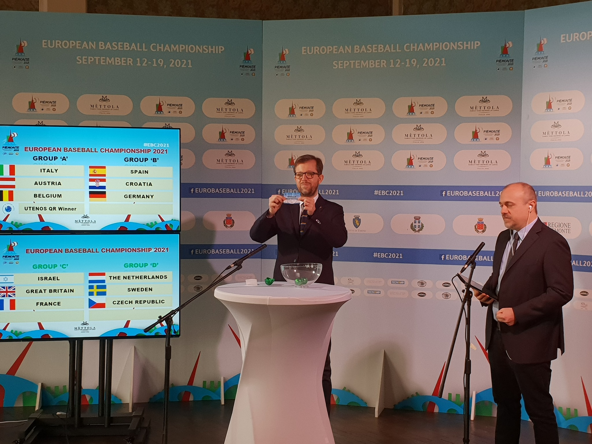 European Baseball Championship 2021 draw