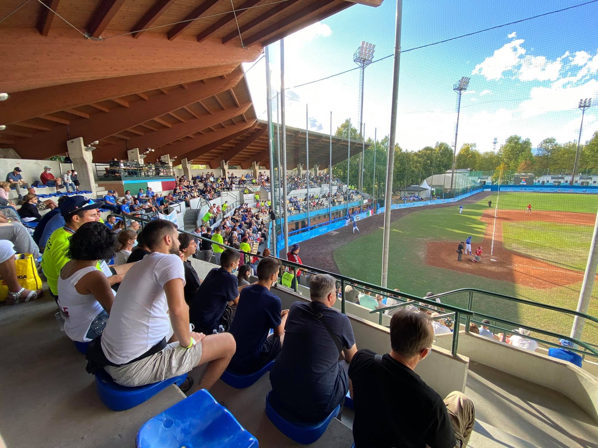 Spectators at European Baseball Championship 2021