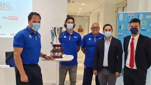 European Baseball Championship 2021 trophy presentation